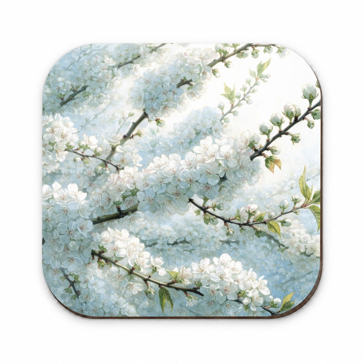 Pear Blossom Branches Fridge Magnet