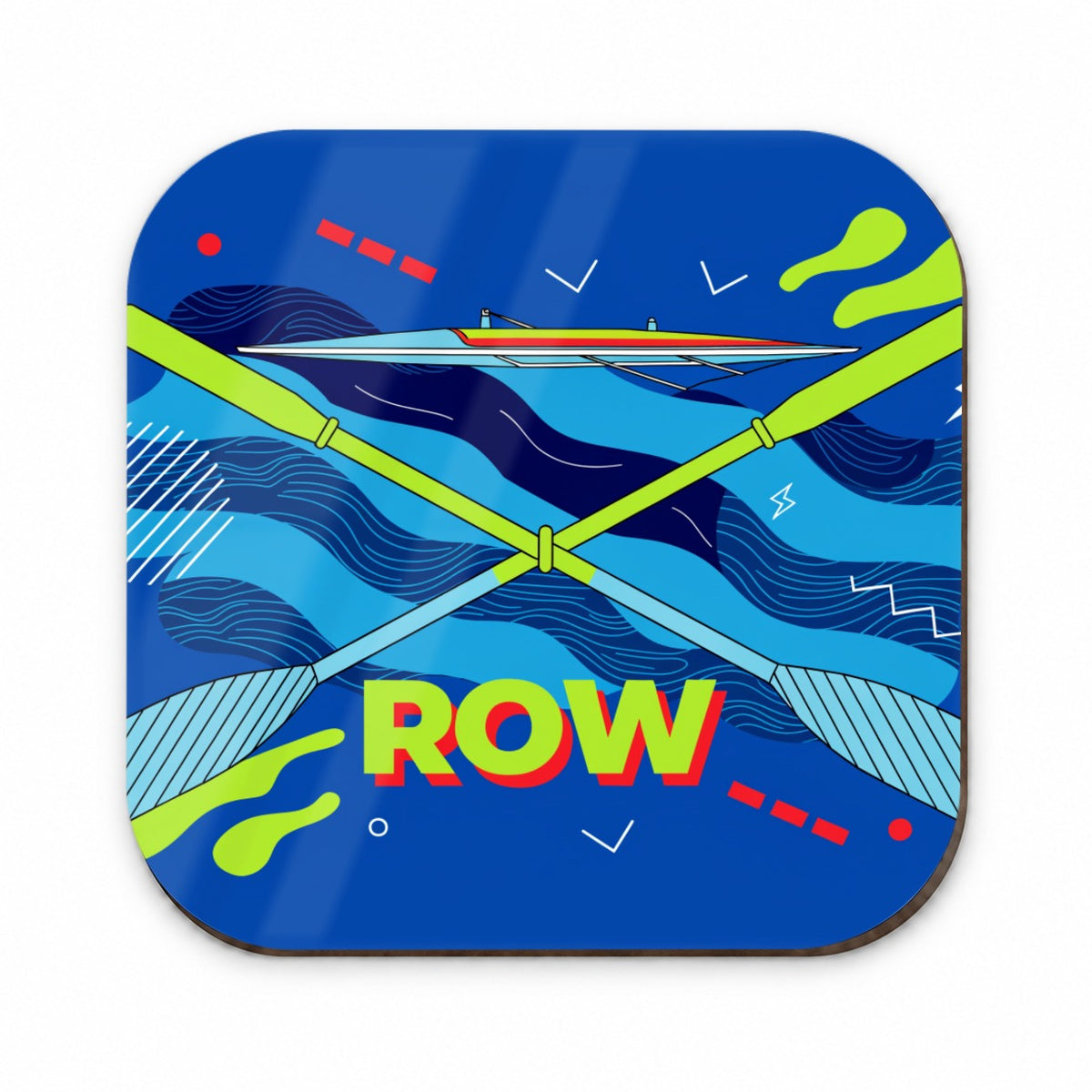 Rowing Oars Racing Shell Fridge Magnet