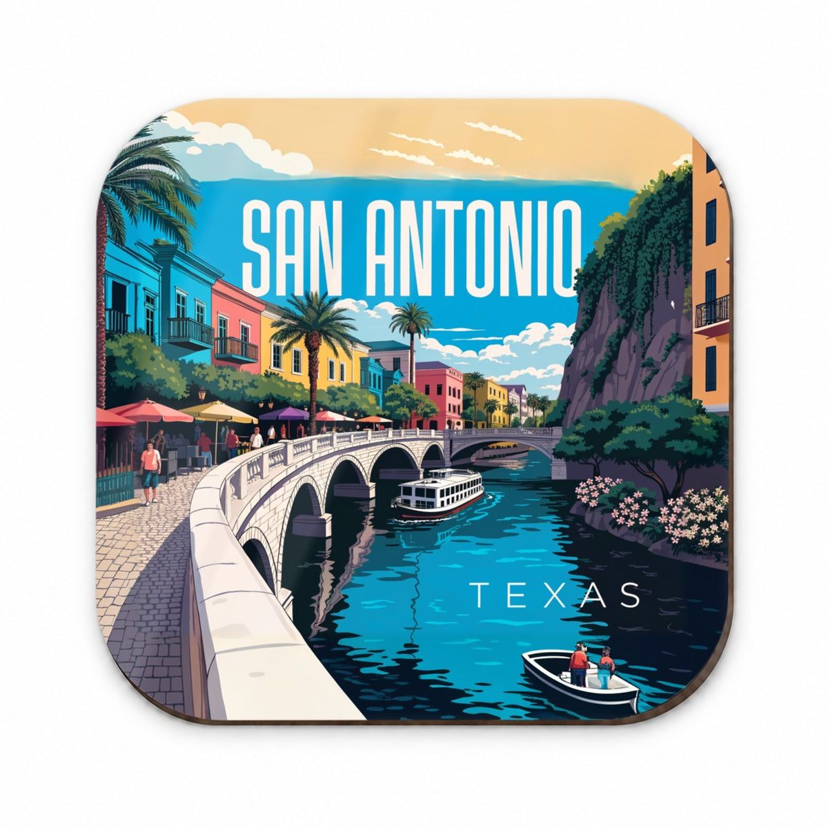 San Antonio Texas Travel Fridge Magnet