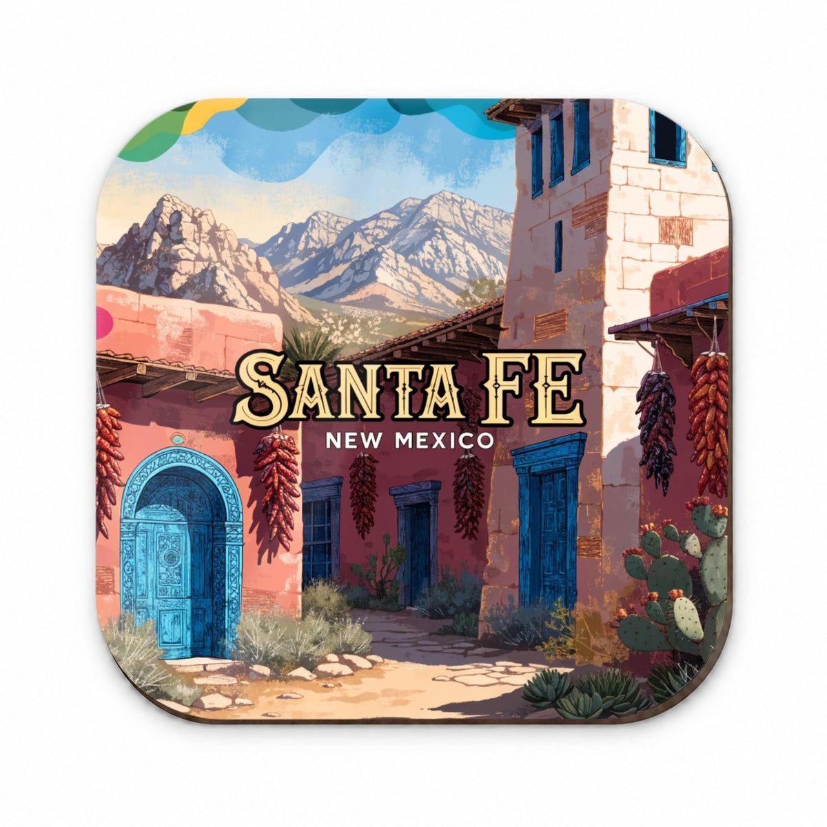 Santa Fe New Mexico Travel Fridge Magnet