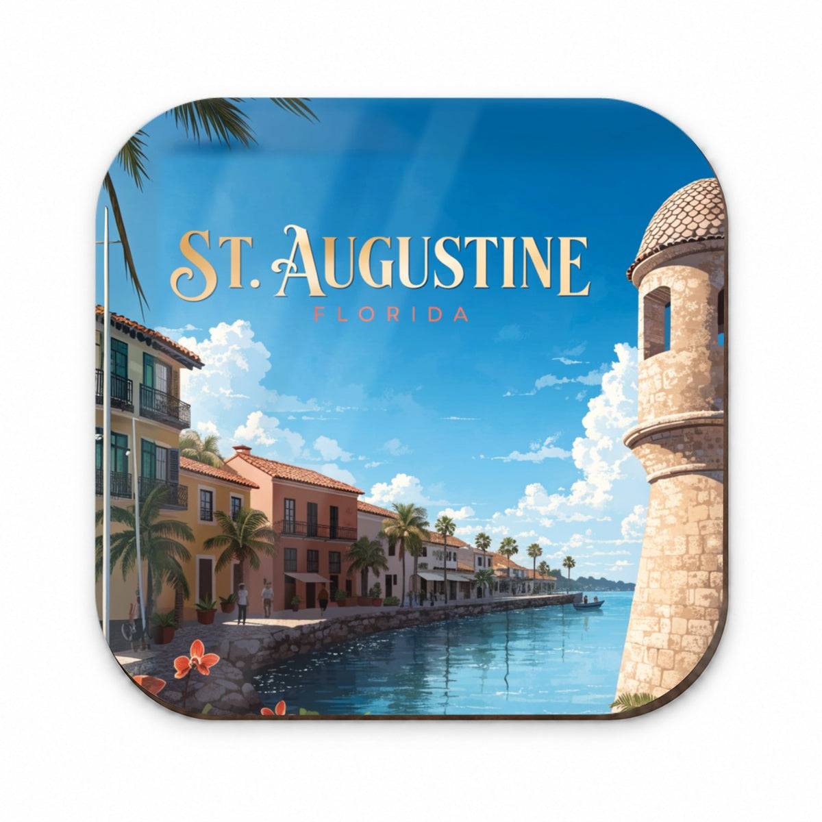 St Augustine Florida Travel Fridge Magnet