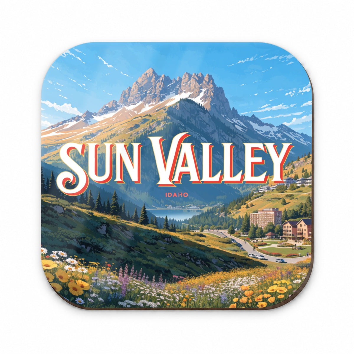 Sun Valley Idaho Travel Fridge Magnet