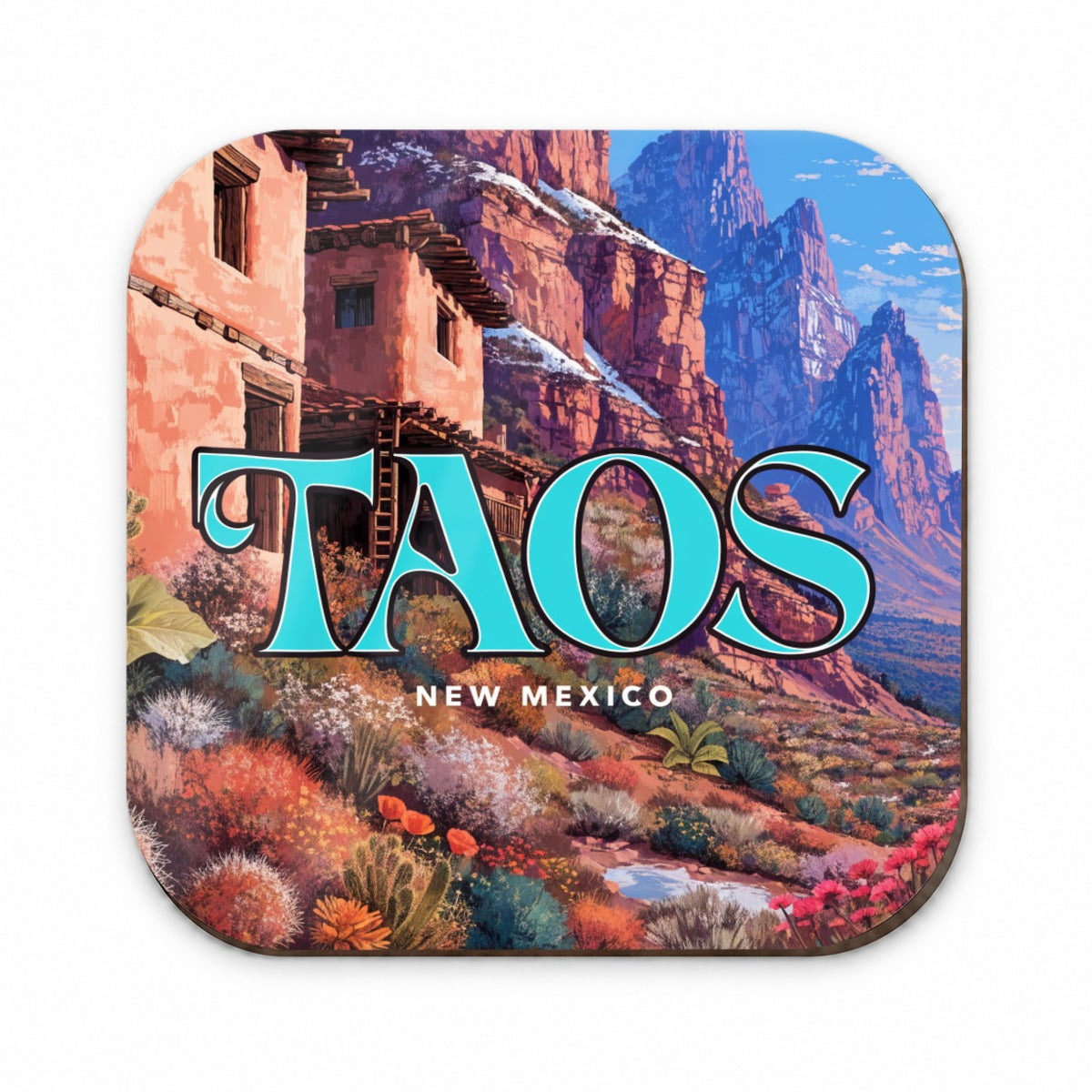 Taos New Mexico Travel Fridge Magnet