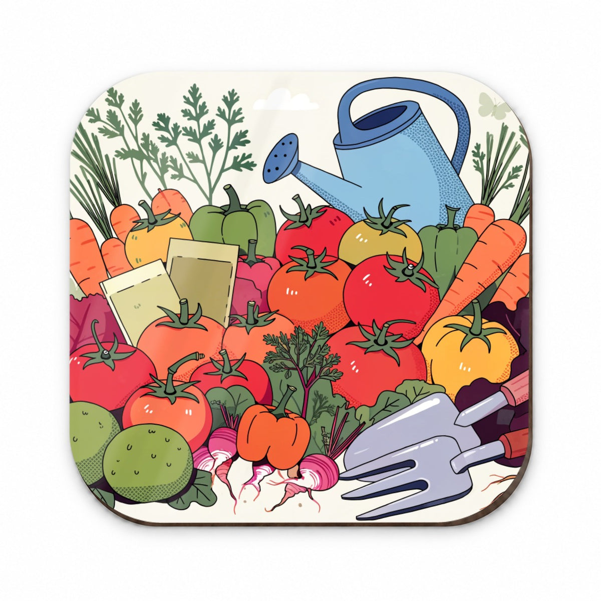 Vegetable Gardening Garden Fridge Magnet