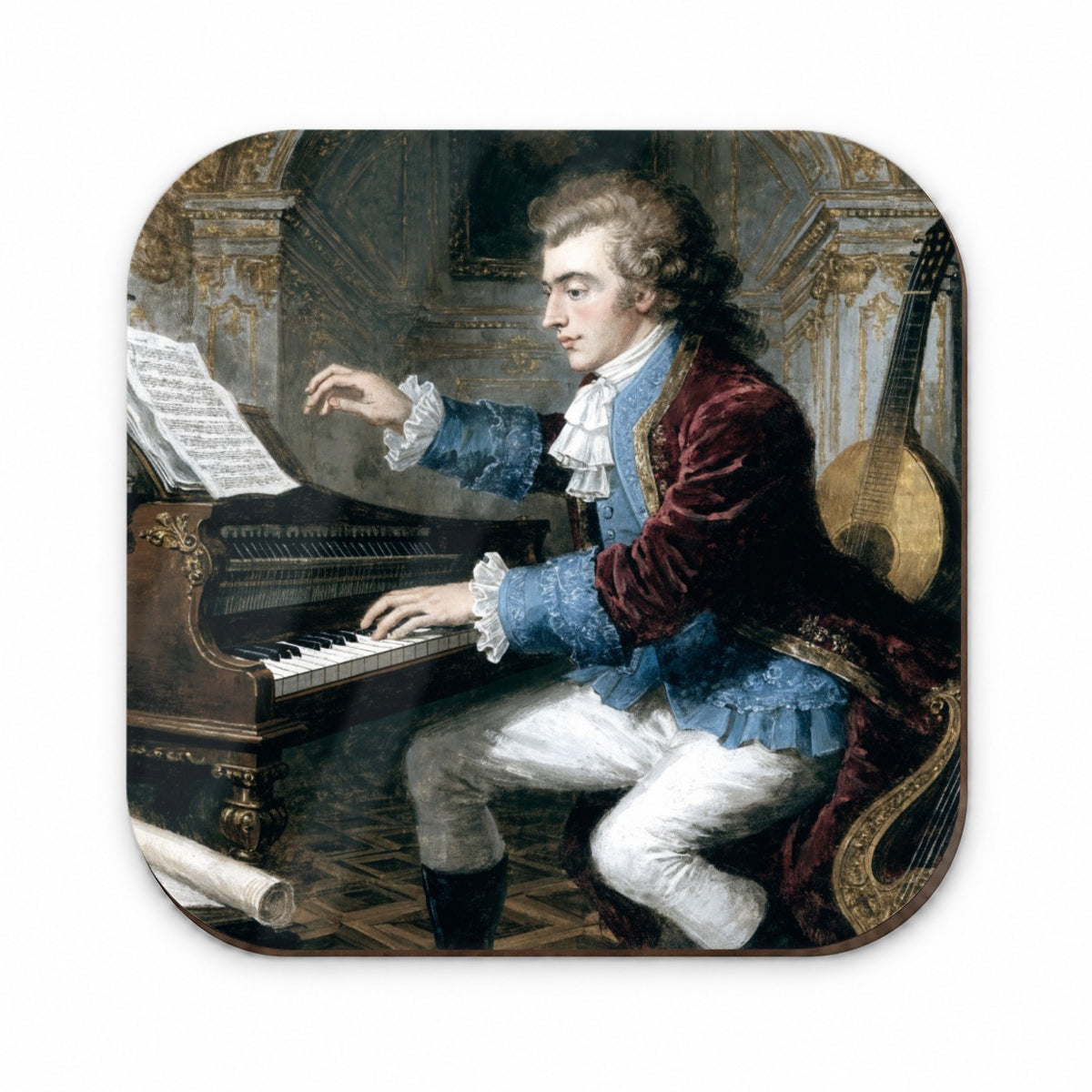 Wolfgang Mozart Composer Fridge Magnet