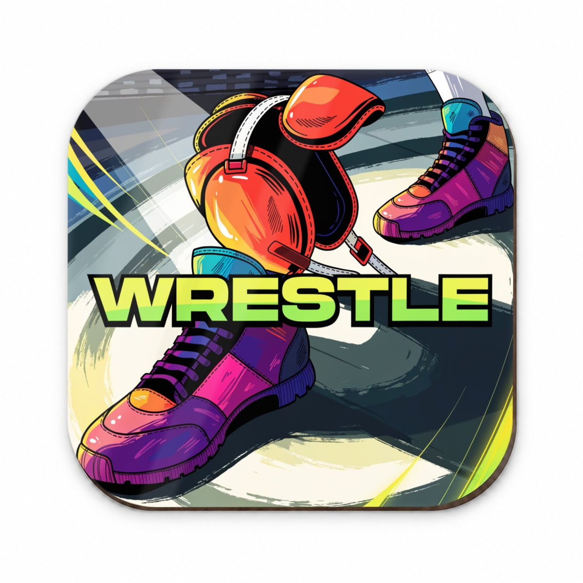 Wrestling Gear Sports Fridge Magnet