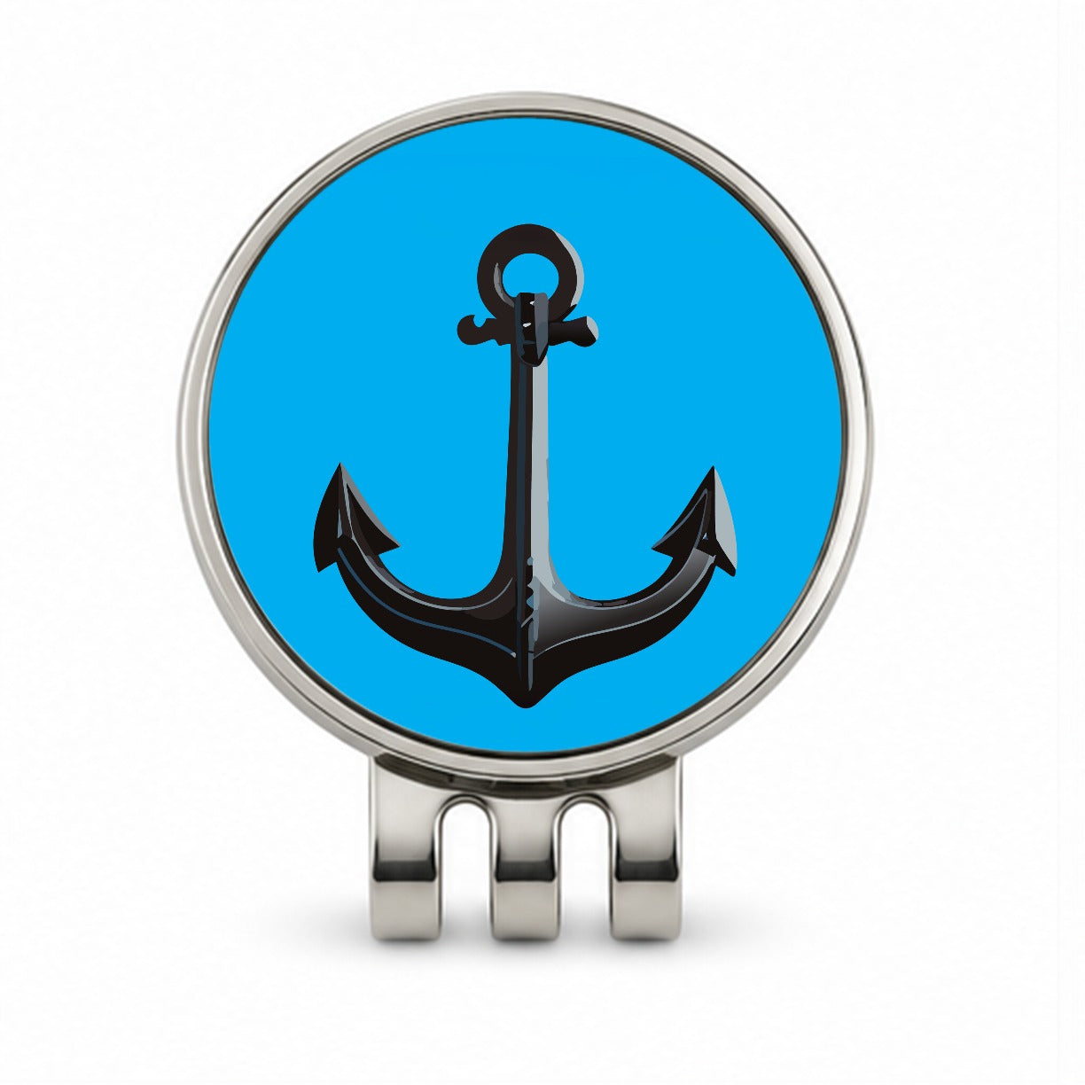 Anchor Boat Cruise Ship Sailing Golf Hat Clip with Ball Marker