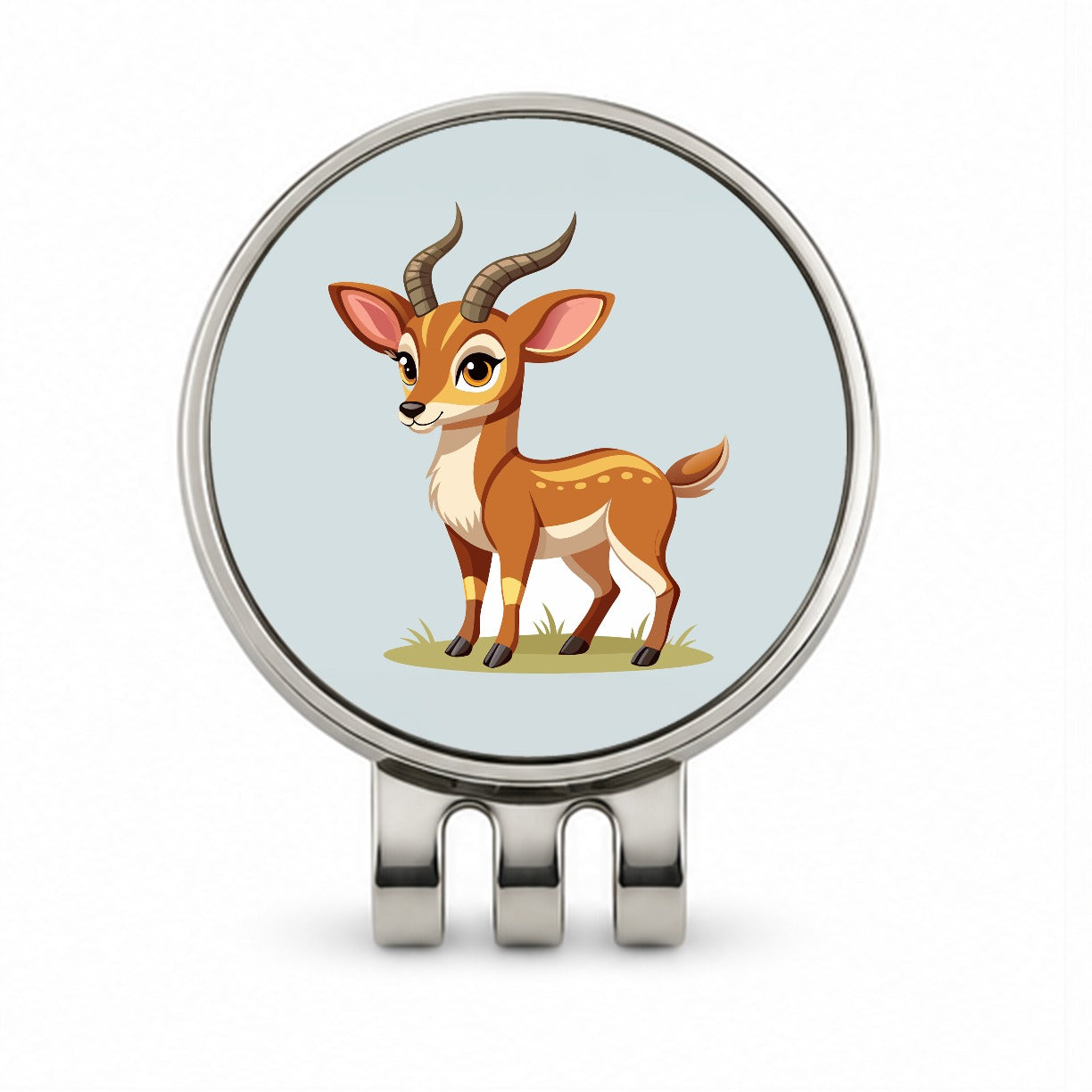 Antelope Cute Golf Hat Clip with Ball Marker