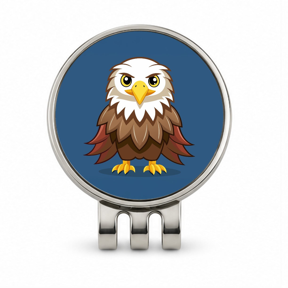 Bald Eagle Bird Cute Golf Hat Clip with Ball Marker