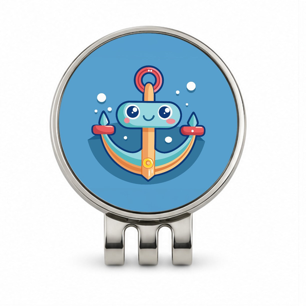 Boat Anchor Cute Golf Hat Clip with Ball Marker
