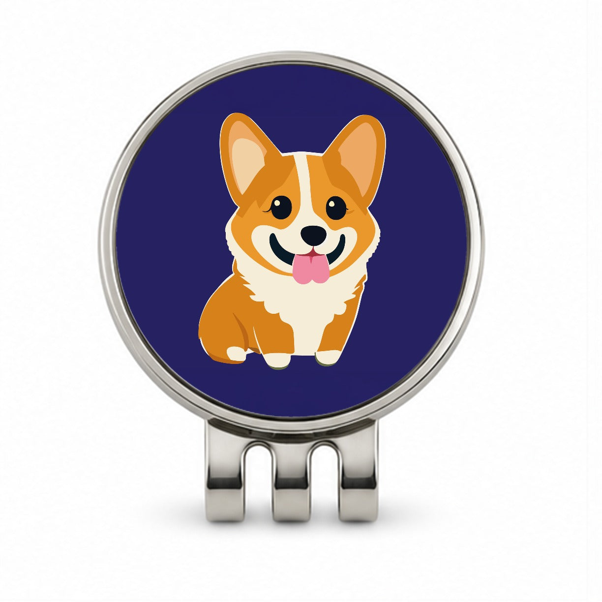 Corgi Dog Sweet Golf Hat Clip with Ball Marker