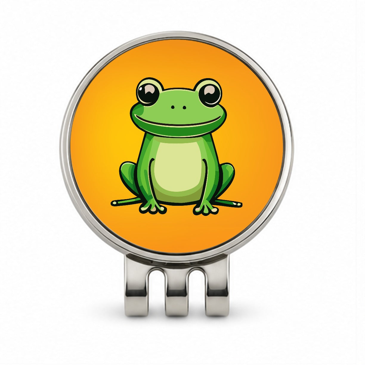 Frog Sweet Golf Hat Clip with Ball Marker