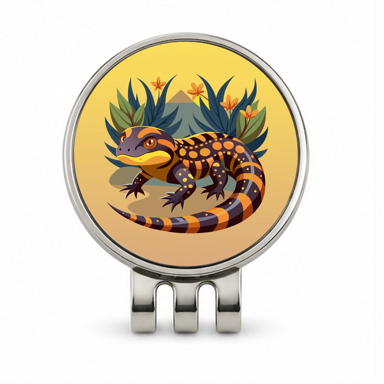 Gila Monster Golf Hat Clip with Ball Marker