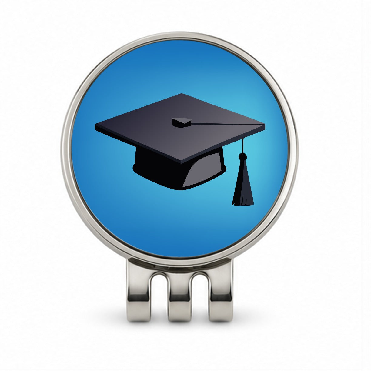 Graduation Cap Graduate Hat Golf Hat Clip with Ball Marker