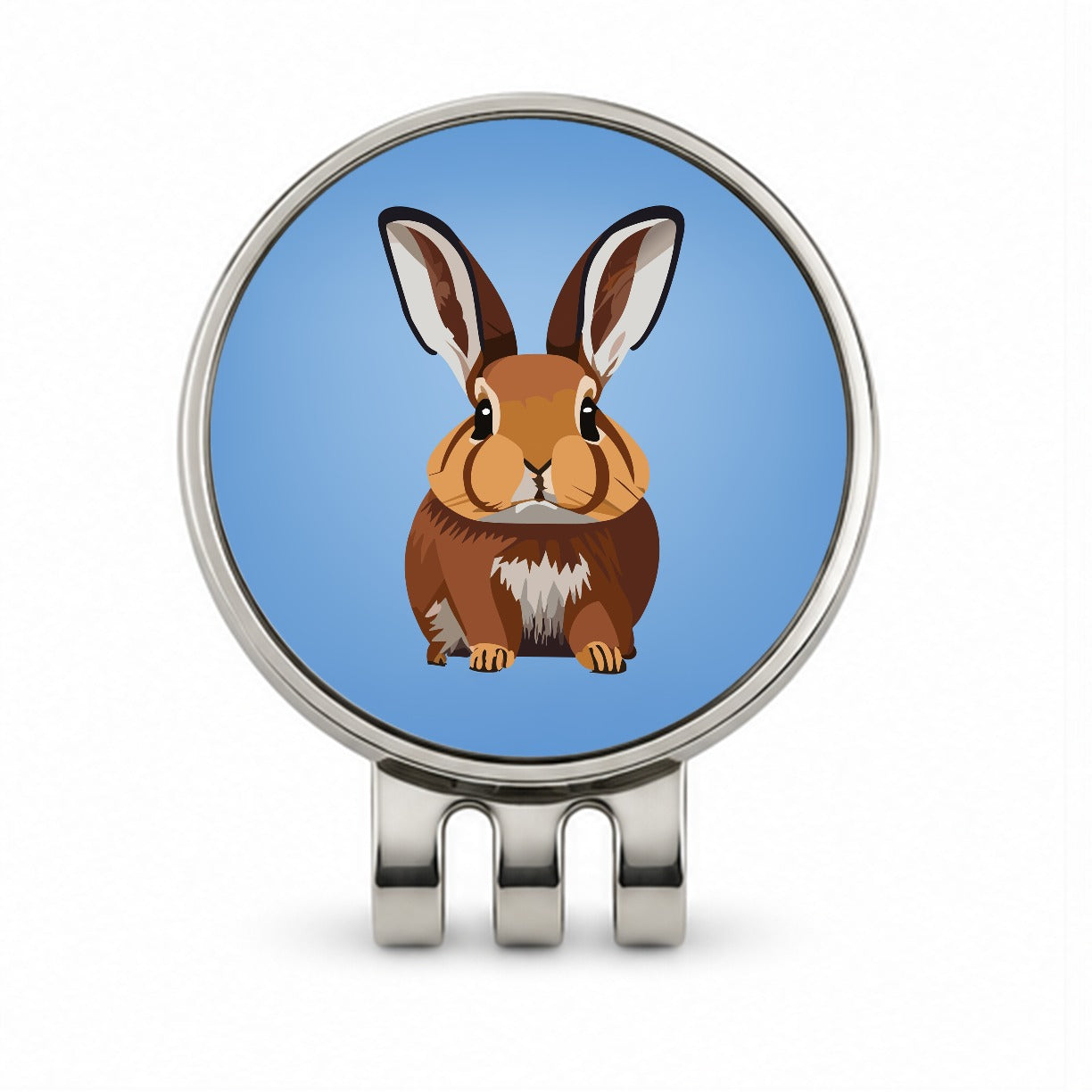 Rabbit Bunny Sweet Woodland Animal Golf Hat Clip with Ball Marker
