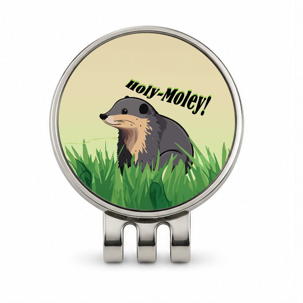 Shrew Mole Holy Moley Funny Animal Golf Hat Clip with Ball Marker