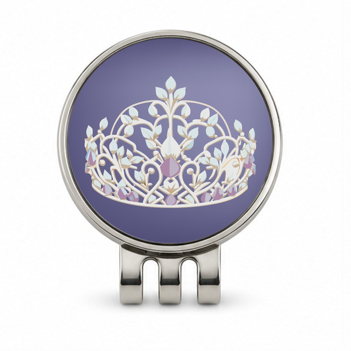 Tiara Princess Queen Royalty Golf Hat Clip with Ball Marker