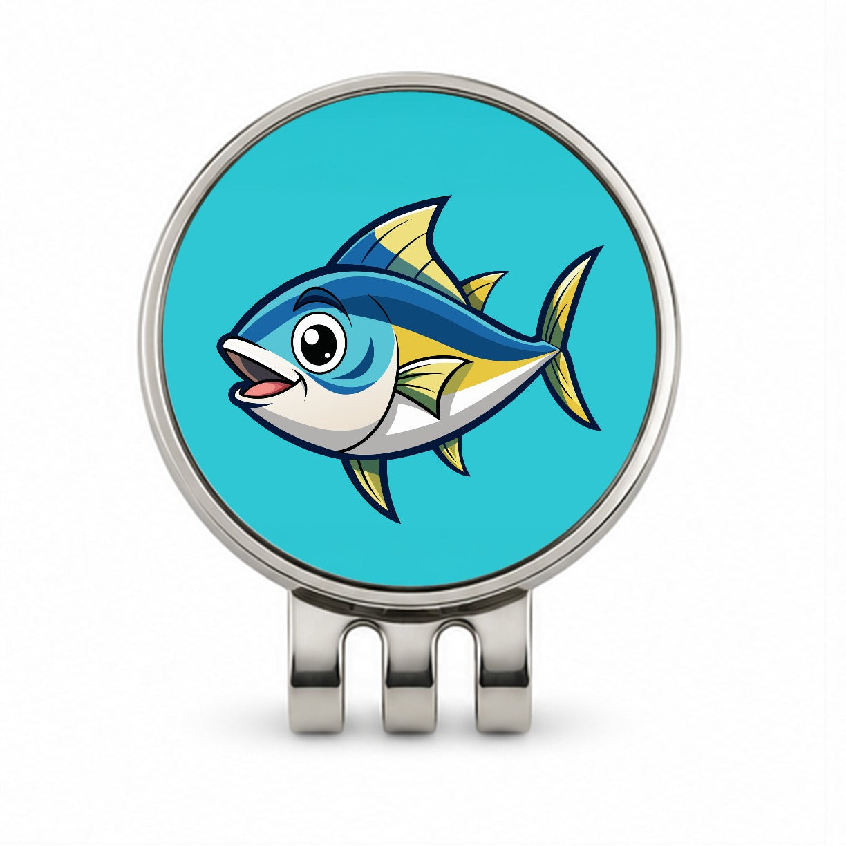 Tuna Fish Cute Golf Hat Clip with Ball Marker