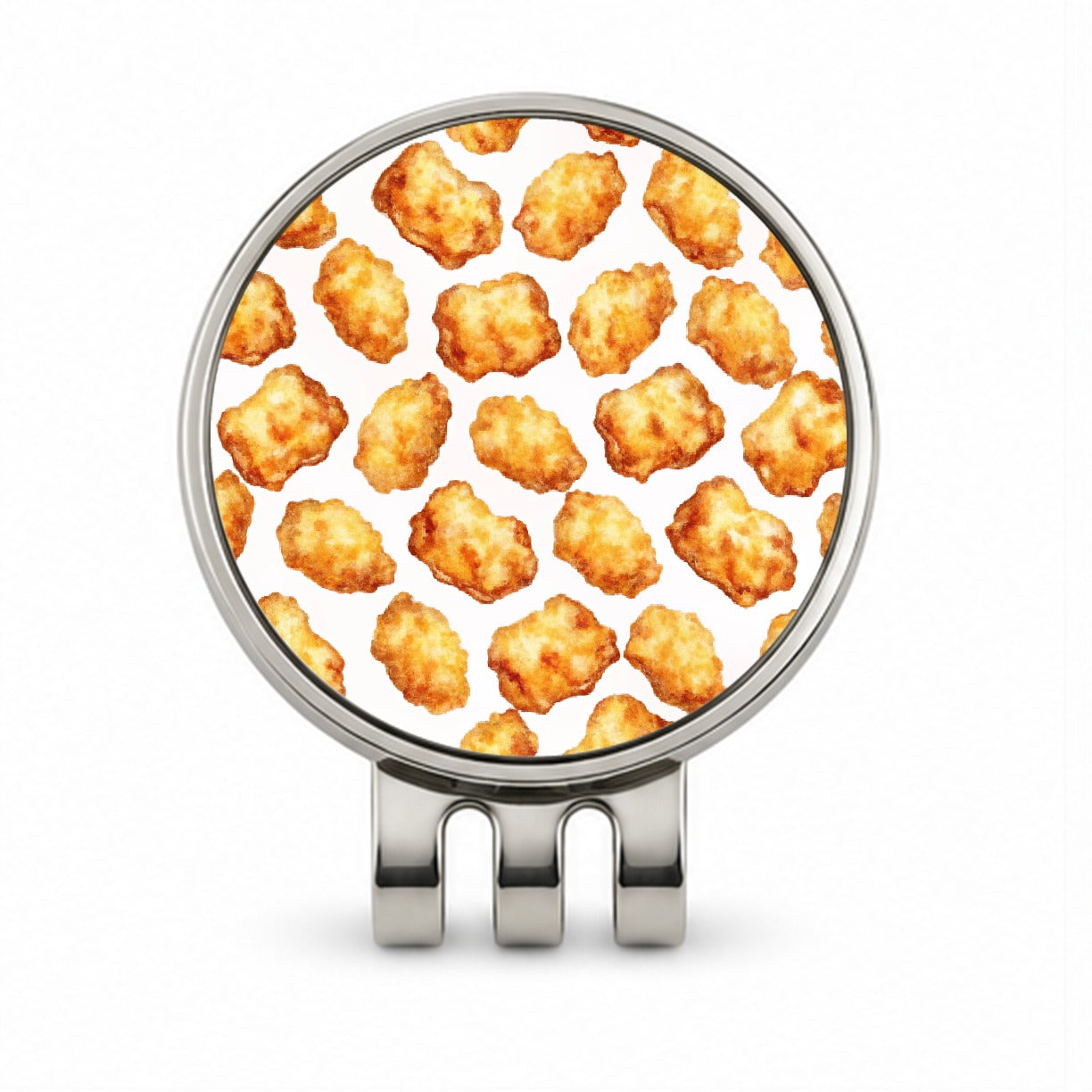 Chicken Nuggets Funny Golf Hat Clip with Ball Marker