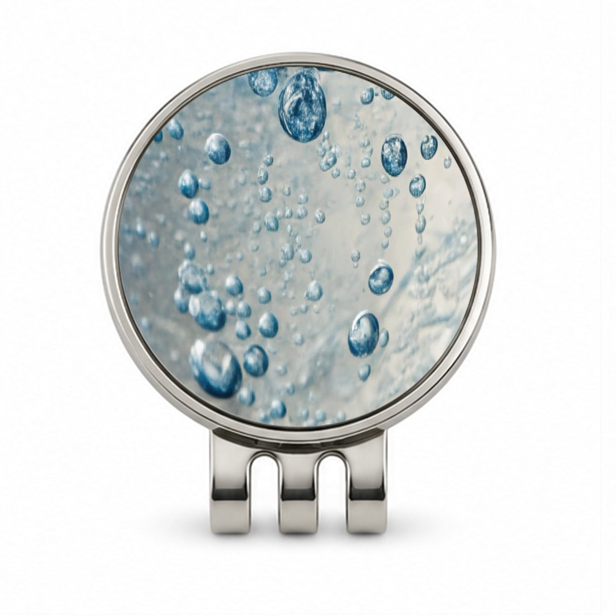 Water Liquid Closeup Funny Golf Hat Clip with Ball Marker