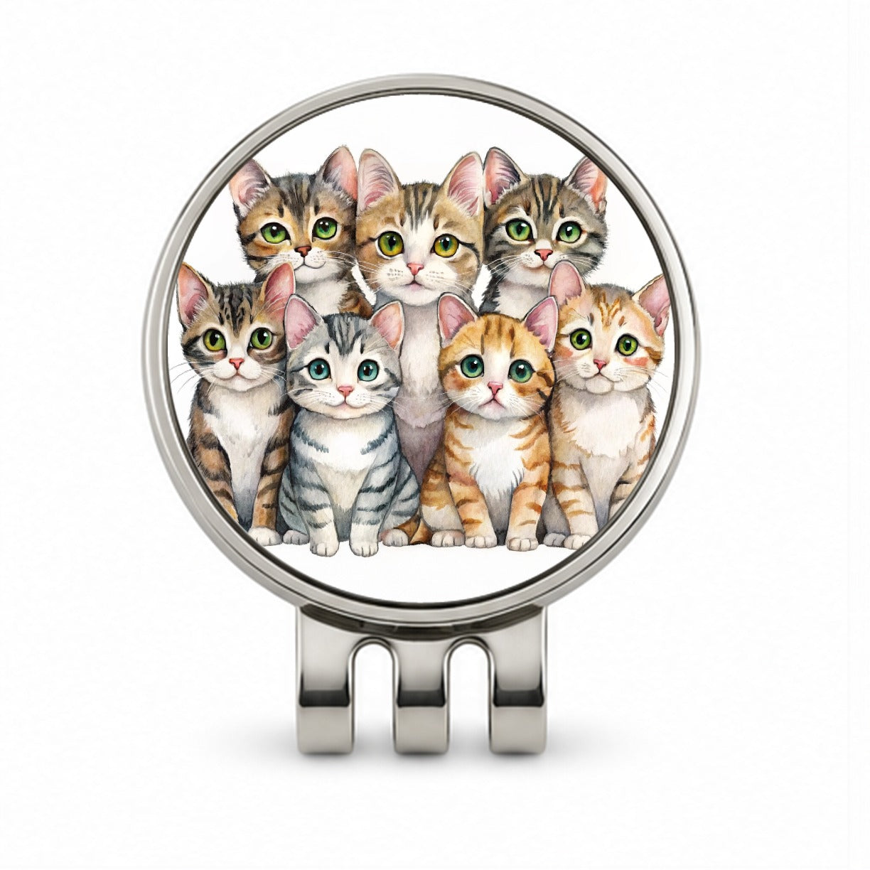 Sweet American Wirehair Cats Golf Hat Clip with Ball Marker