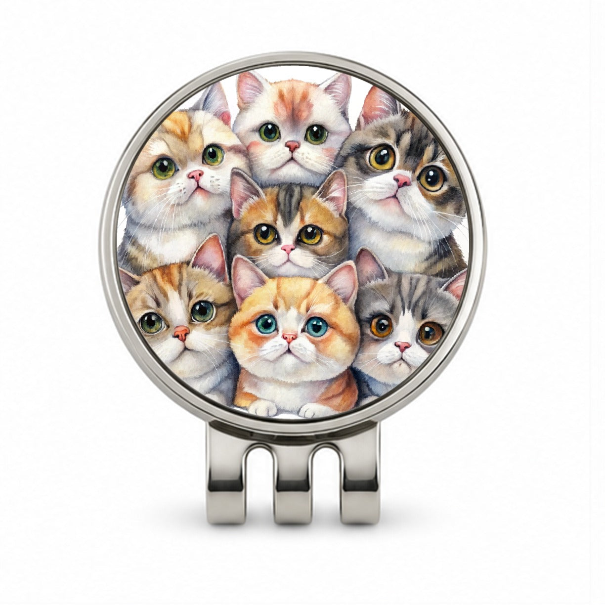 Sweet Exotic Shorthair Cats Golf Hat Clip with Ball Marker
