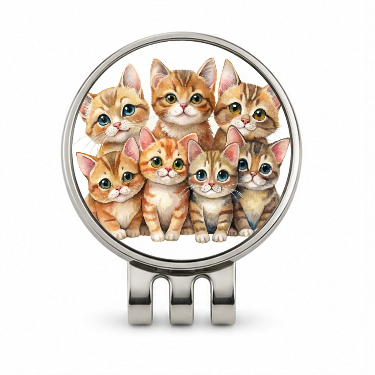 Sweet Havana Brown Cats Golf Hat Clip with Ball Marker