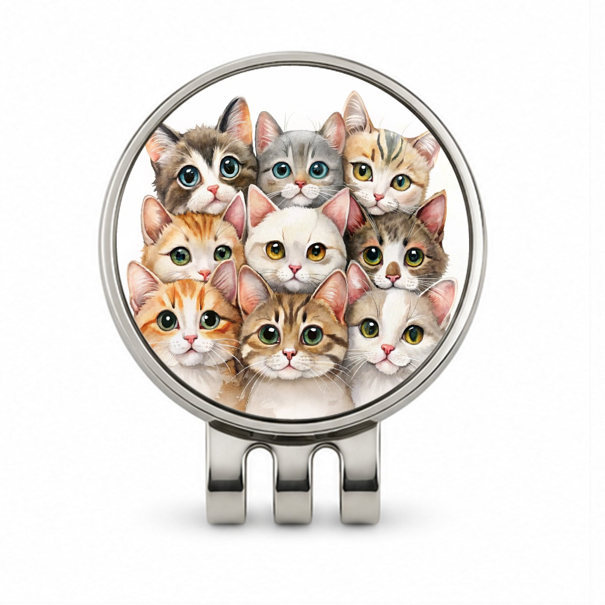 Sweet Javanese Cats Golf Hat Clip with Ball Marker