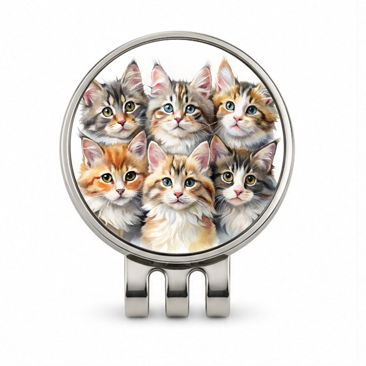 Sweet Maine Coon Cats Golf Hat Clip with Ball Marker