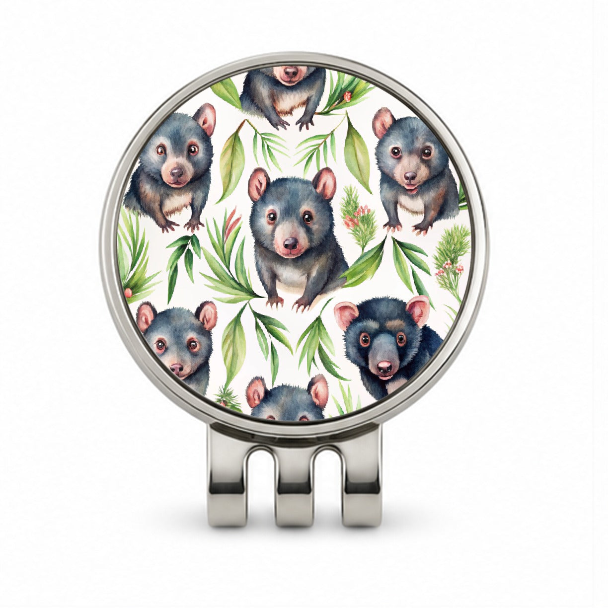 Sweet Tasmanian Devils Golf Hat Clip with Ball Marker