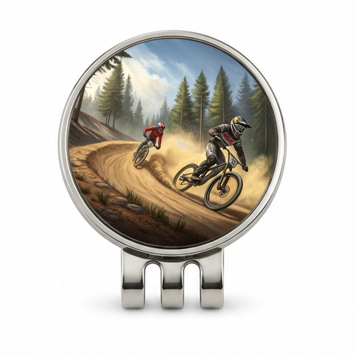 Bicycle Motocross Bikes Racing Golf Hat Clip with Ball Marker