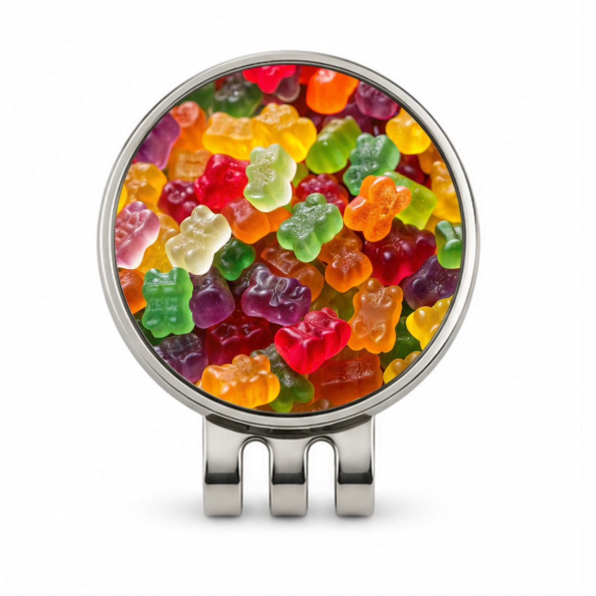 Lots of Gummi Bears Golf Hat Clip with Ball Marker