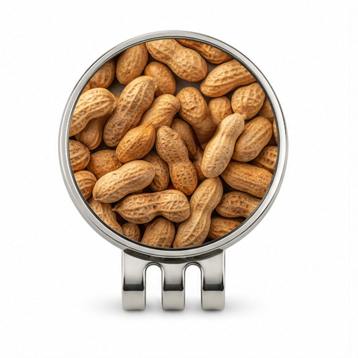 Lots of Roasted Peanuts in Their Shells Golf Hat Clip with Ball Marker