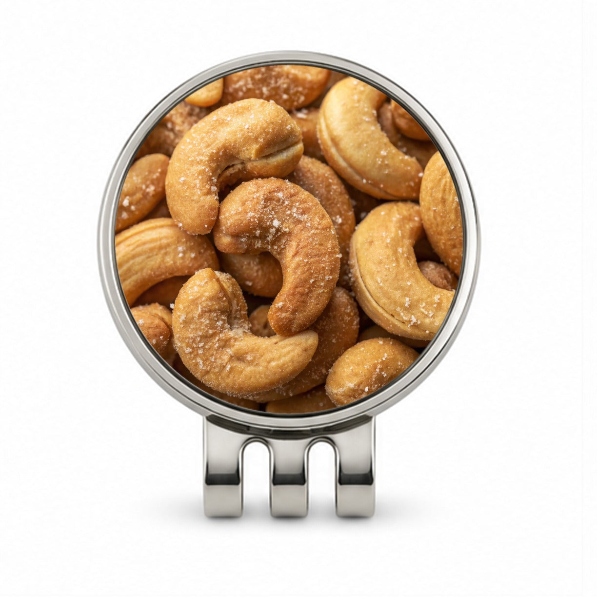Roasted Salted Cashews Nuts Golf Hat Clip with Ball Marker