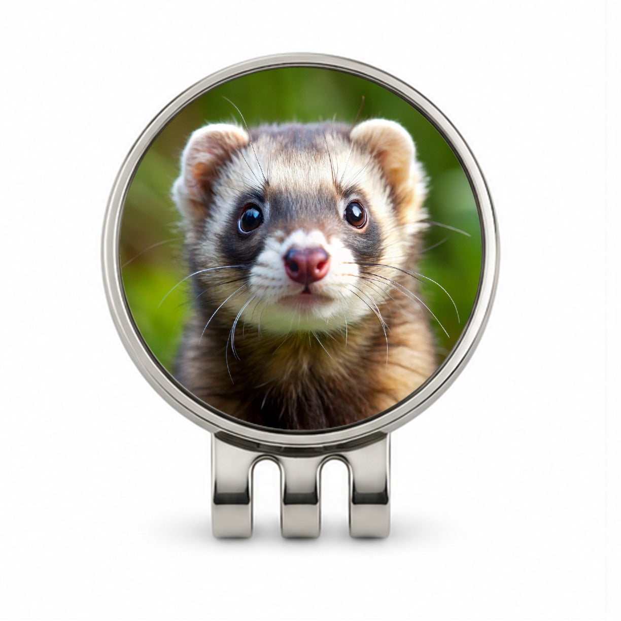 Ferret Golf Hat Clip with Ball Marker