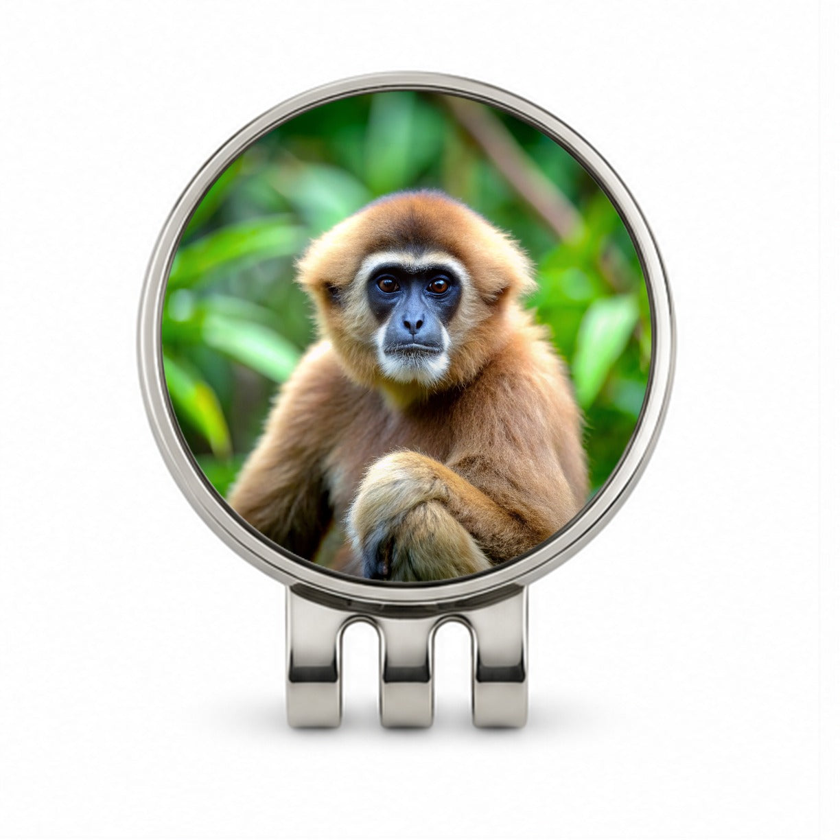 Muller's Gibbon Monkey Golf Hat Clip with Ball Marker