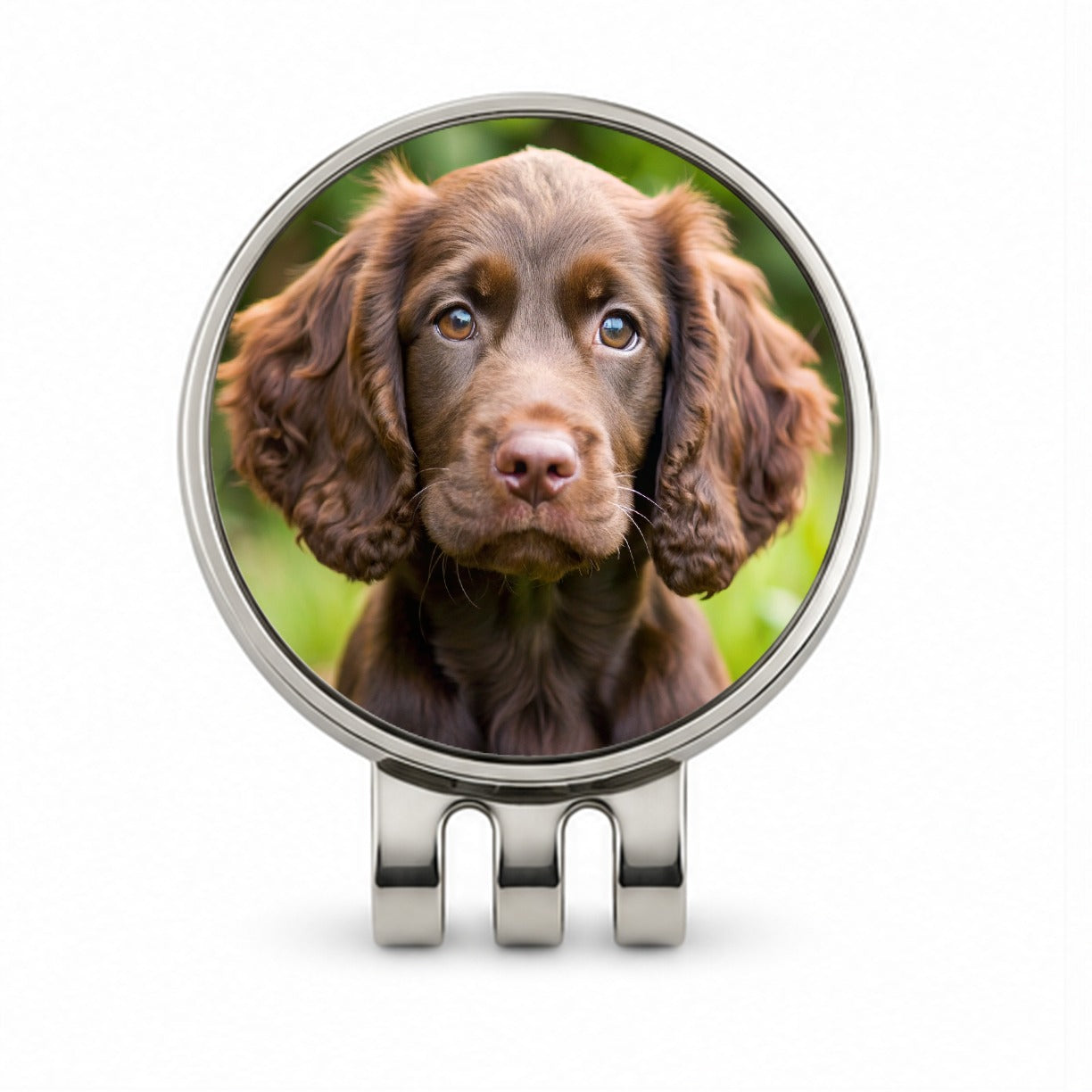 Boykin Spaniel Dog Puppy Photo Golf Hat Clip with Ball Marker