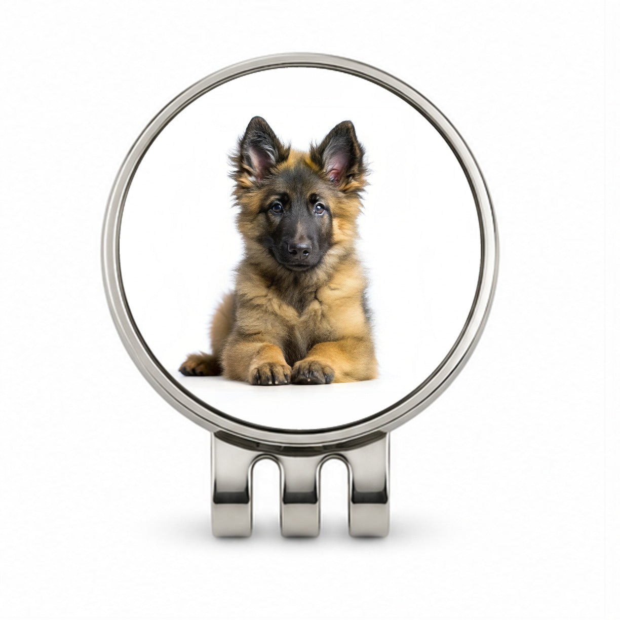 Belgian Tervuren Dog Puppy Photo Golf Hat Clip with Ball Marker
