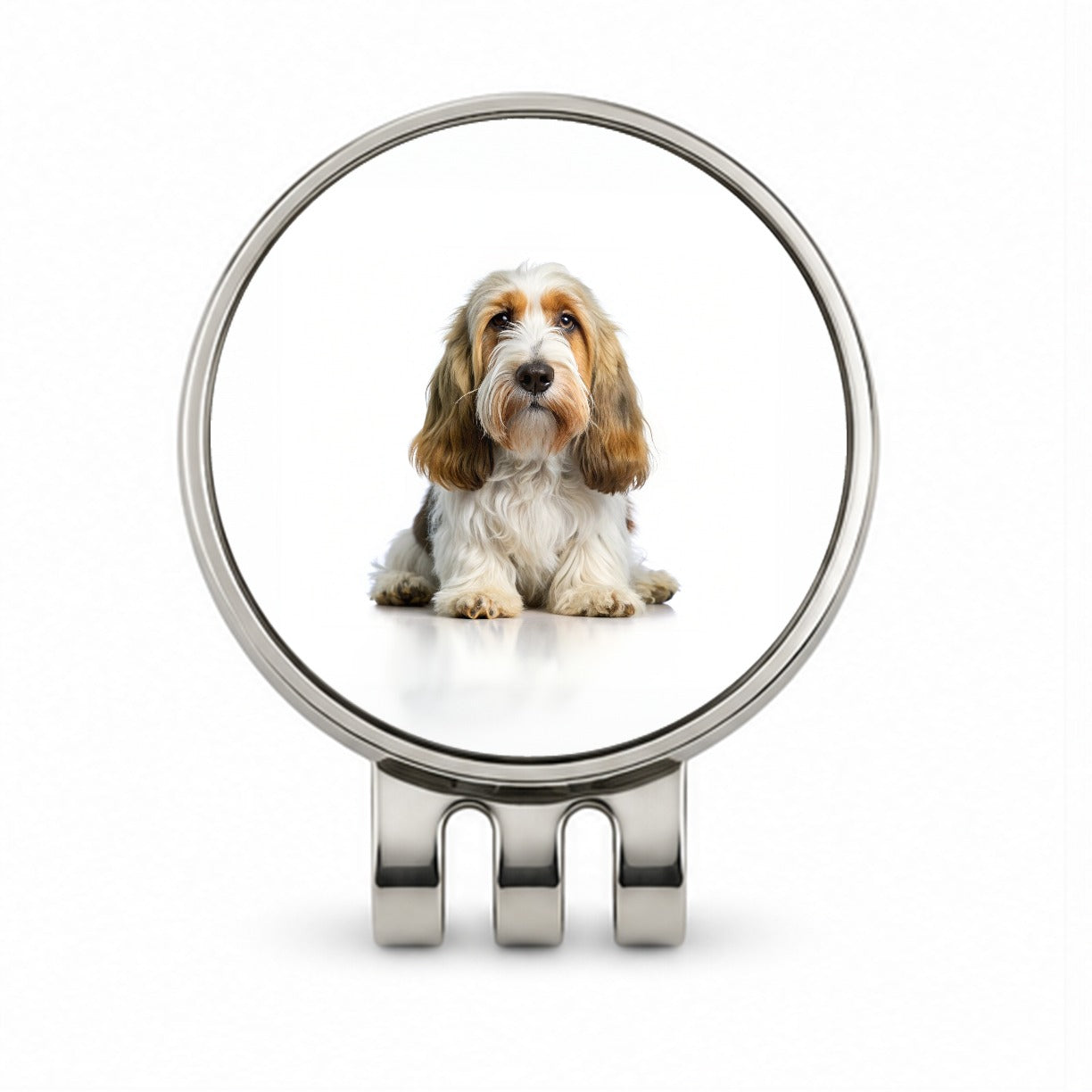 Petit Basset Griffon Vendeen Dog Photo Golf Hat Clip with Ball Marker