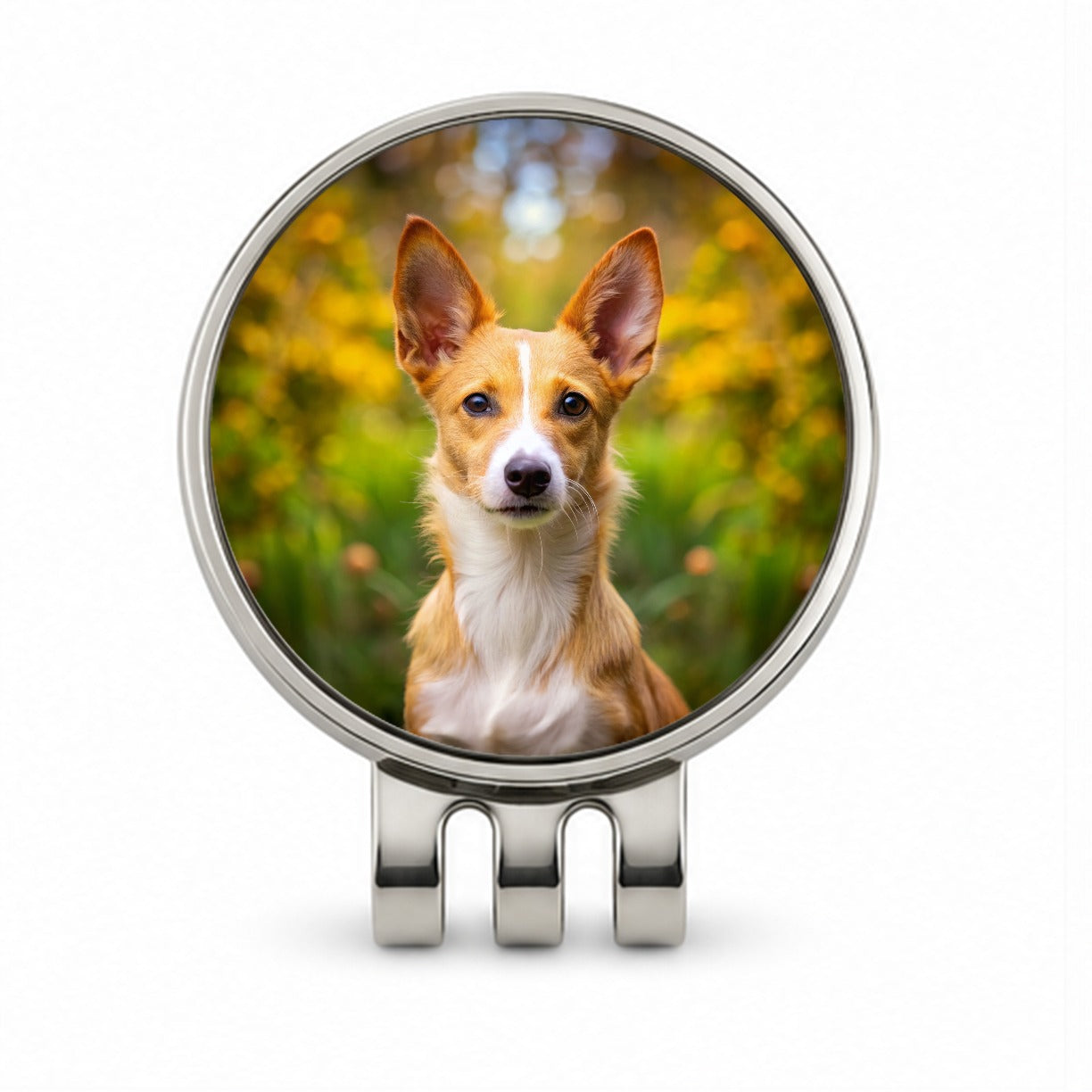 Portuguese Podengo Pequeno Dog Photo Golf Hat Clip with Ball Marker