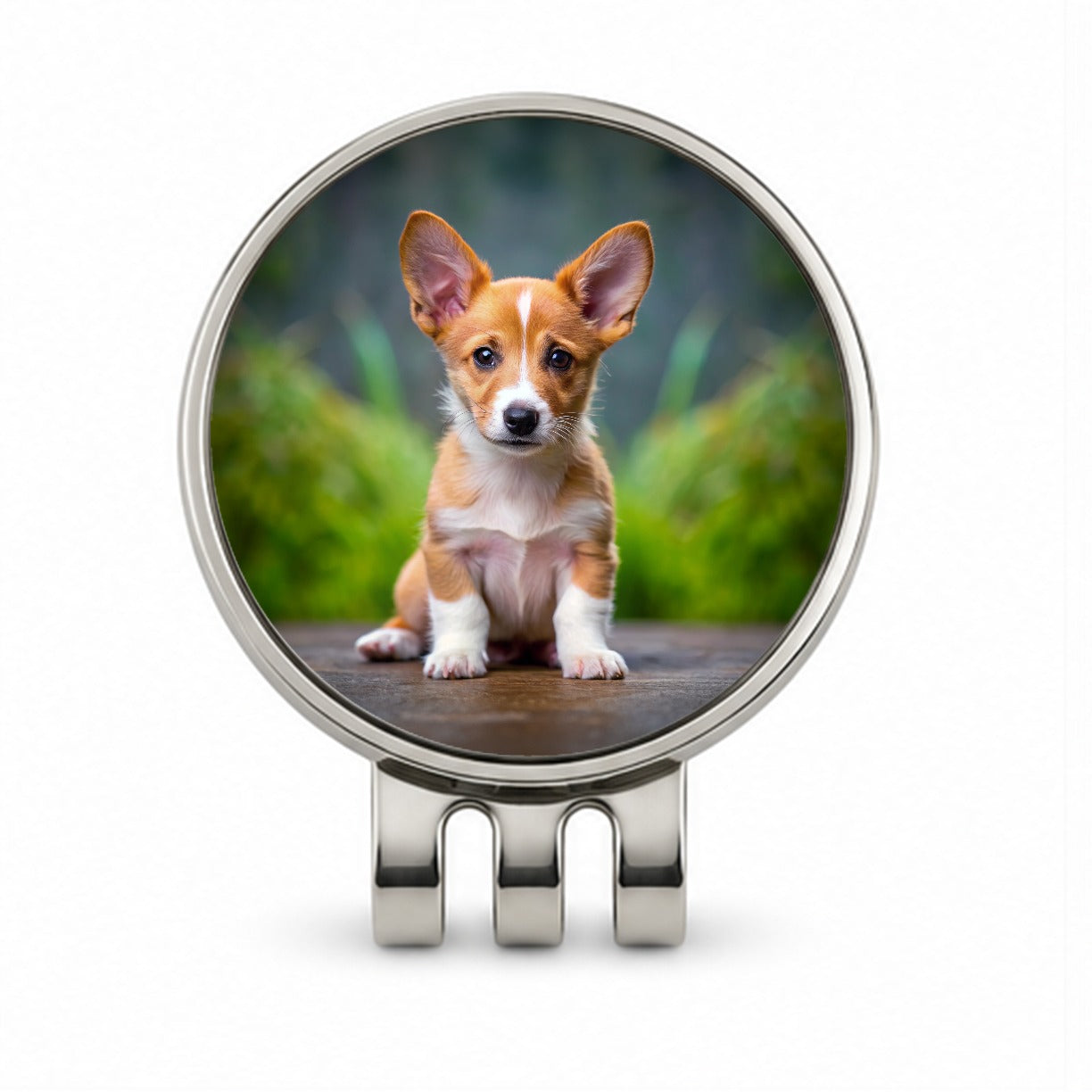 Portuguese Podengo Pequeno Dog Puppy Photo Golf Hat Clip with Ball Marker