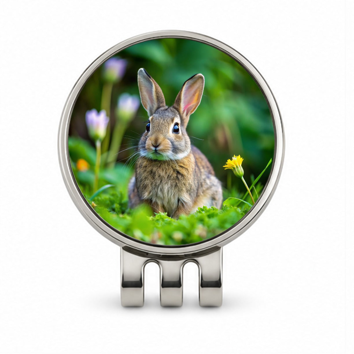 Rabbit Bunny Photo Golf Hat Clip with Ball Marker