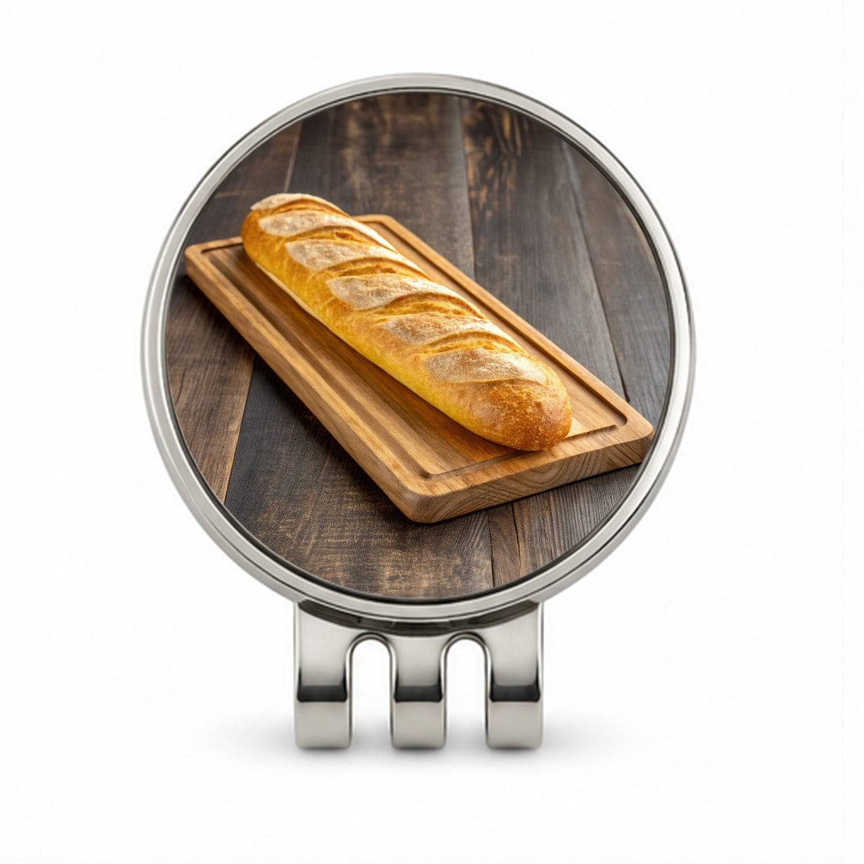 Baguette Bread Board Golf Hat Clip with Ball Marker