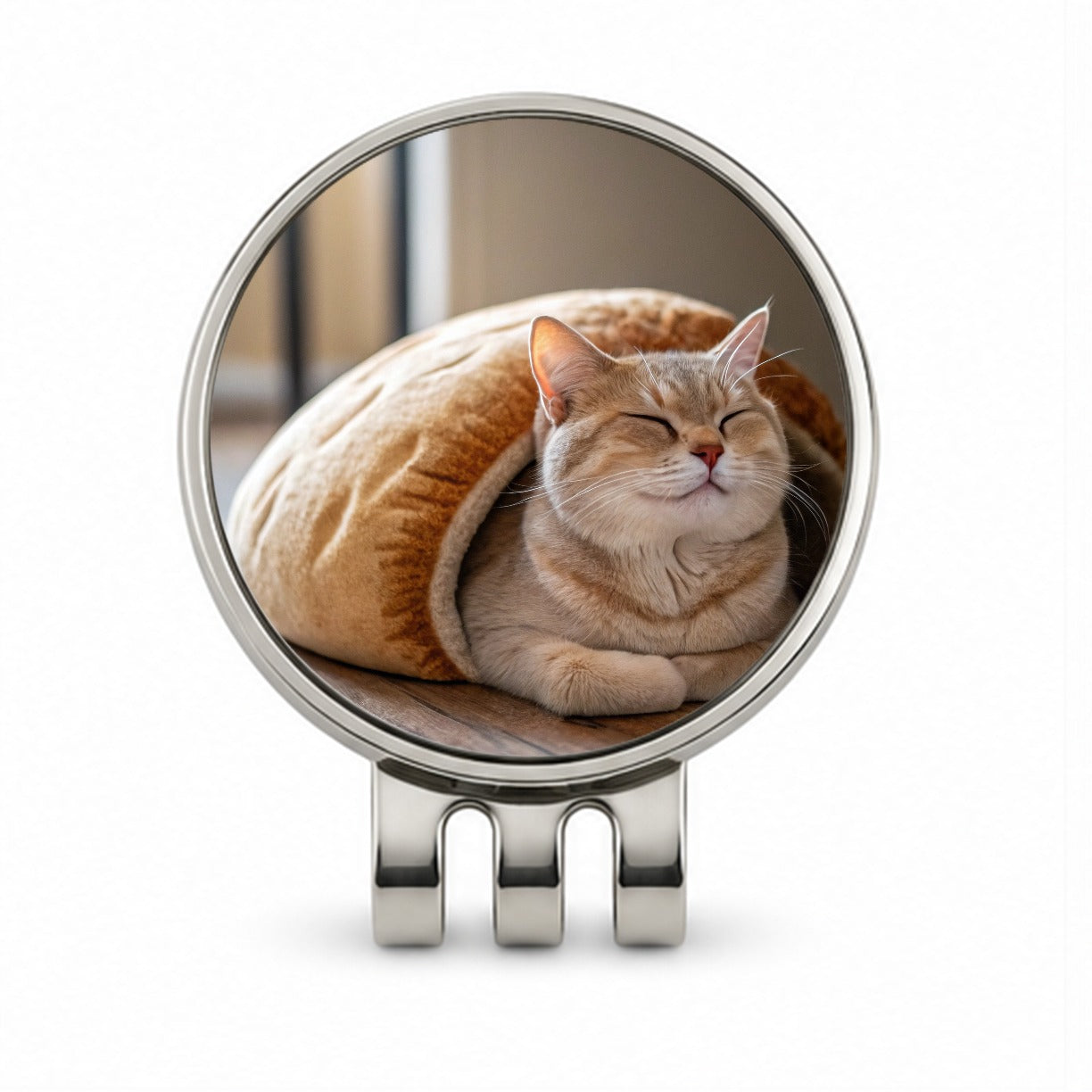 Cat Loaf Cute Golf Hat Clip with Ball Marker