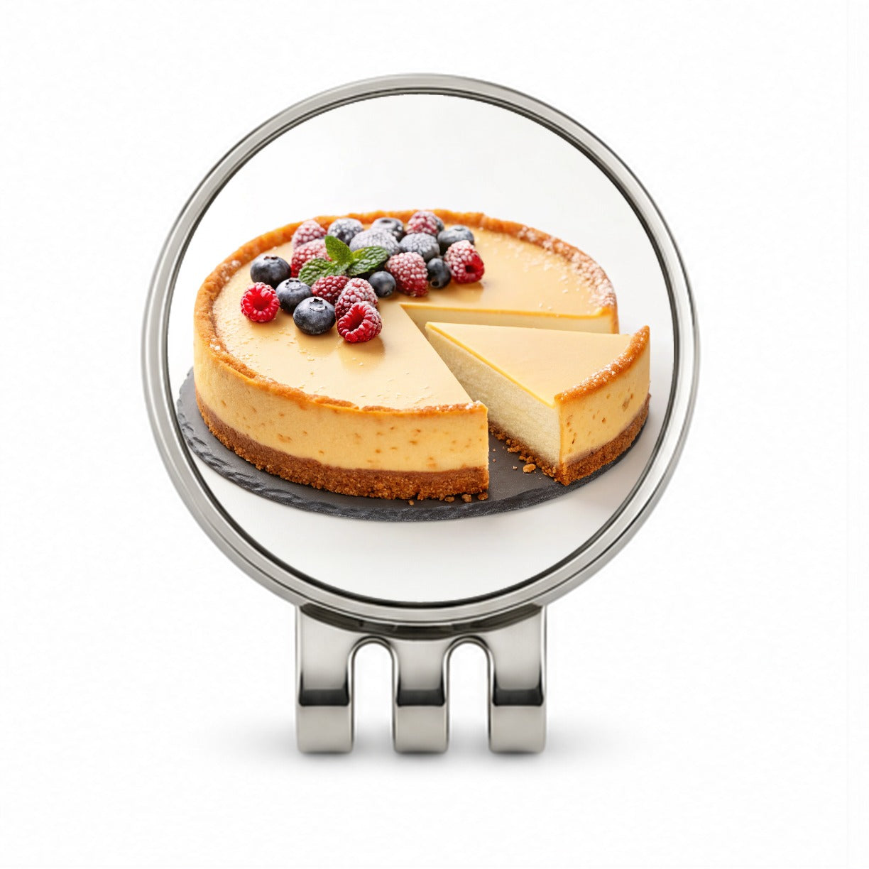 Cheesecake Fruit Slice Golf Hat Clip with Ball Marker