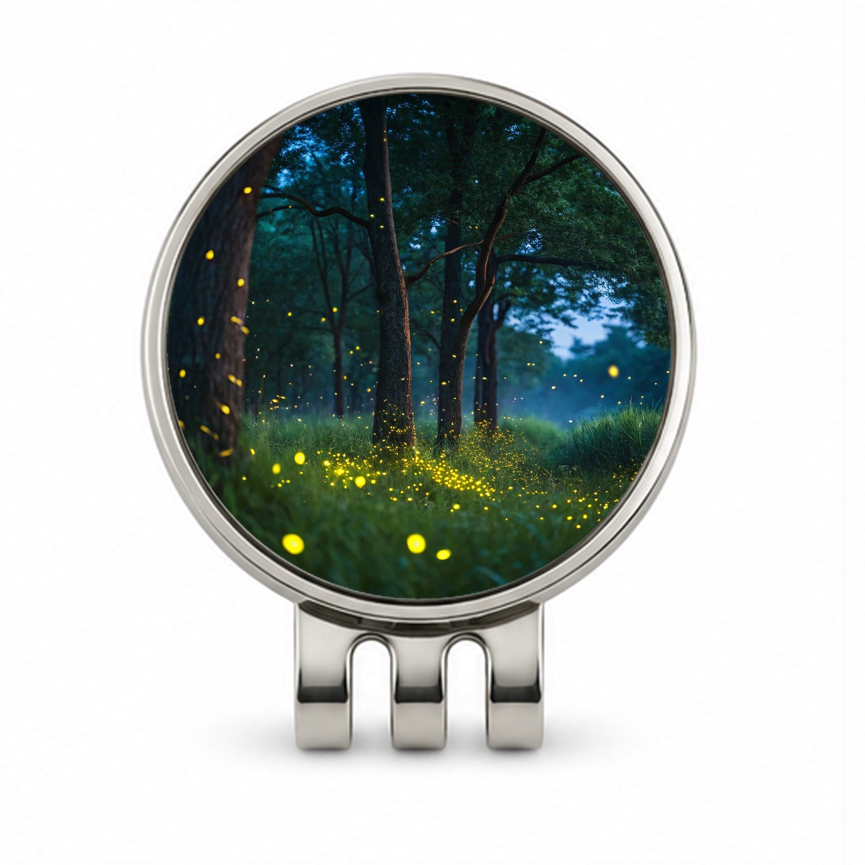 Fireflies At Night Golf Hat Clip with Ball Marker