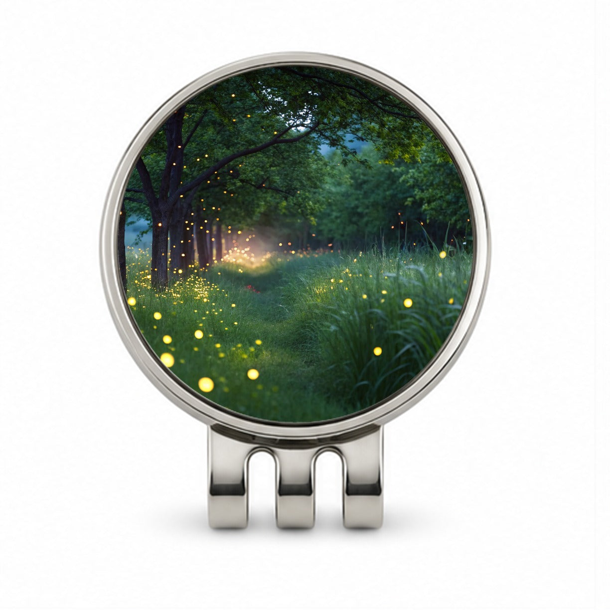 Fireflies In Nature Golf Hat Clip with Ball Marker