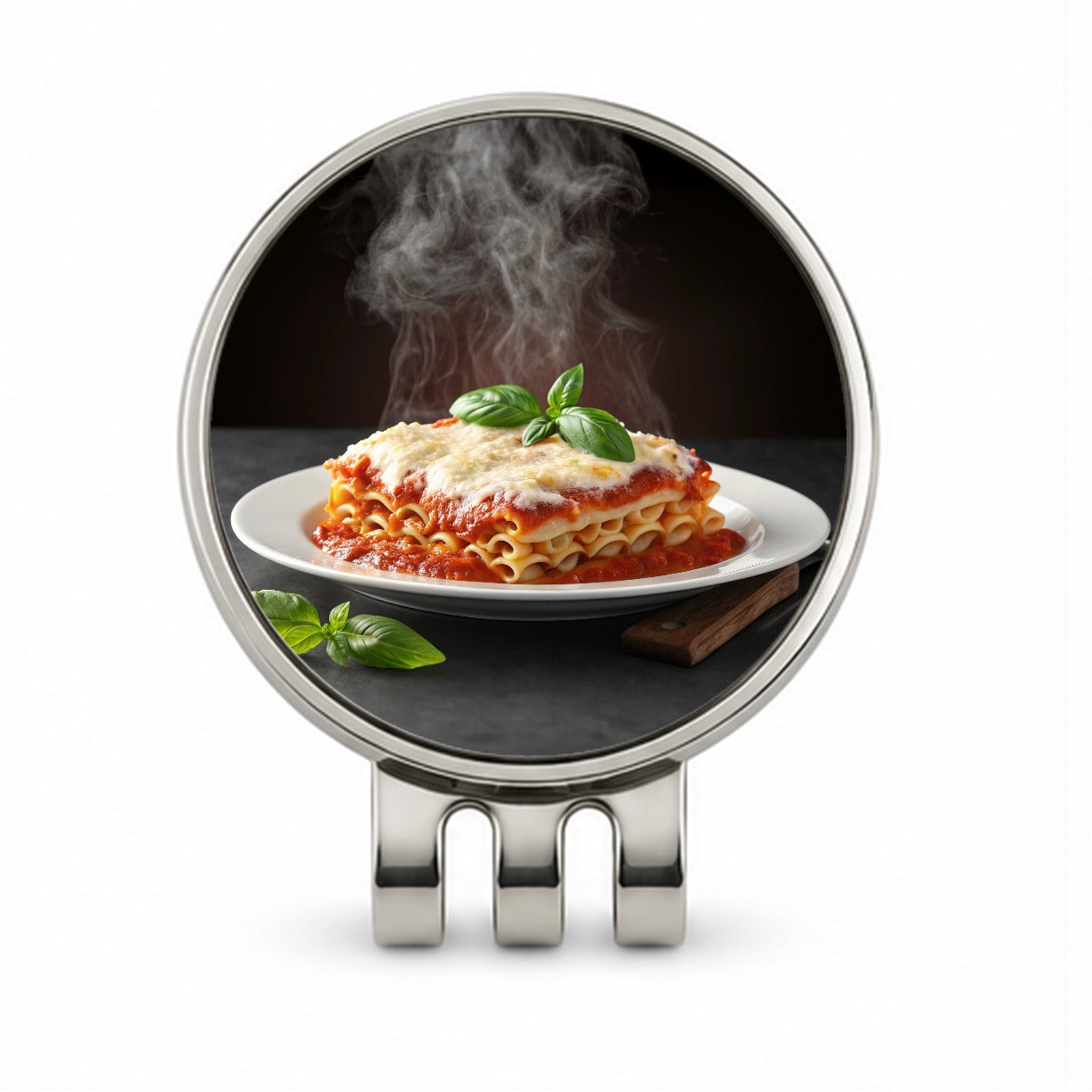 Lasagna Italian Pasta Golf Hat Clip with Ball Marker