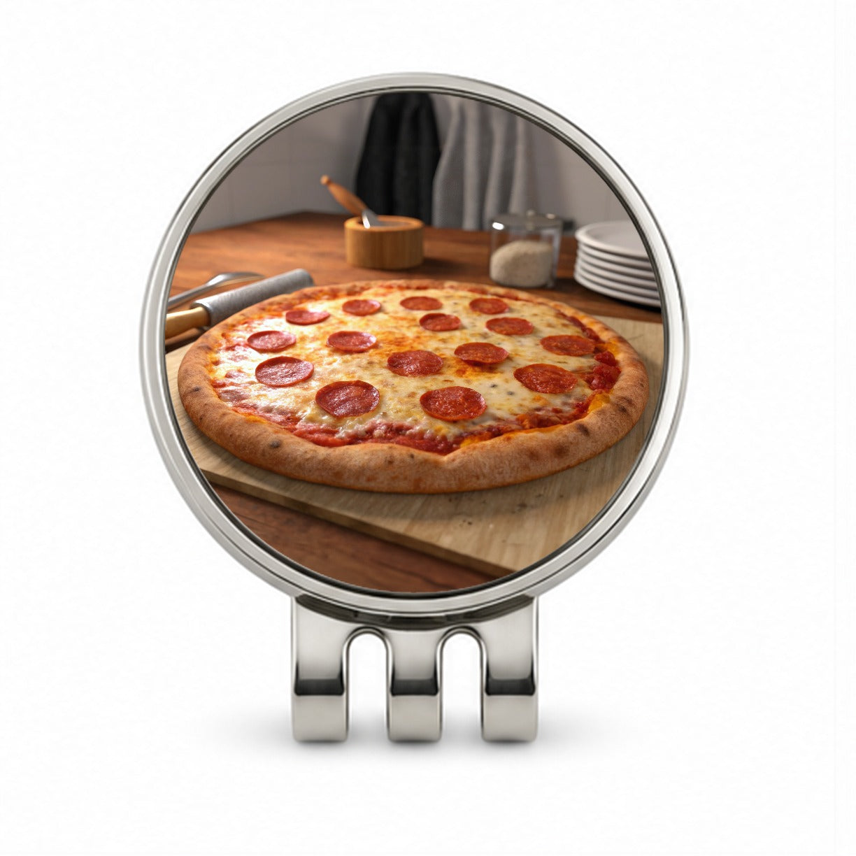 Pepperoni Pizza Yummy Dinner Golf Hat Clip with Ball Marker