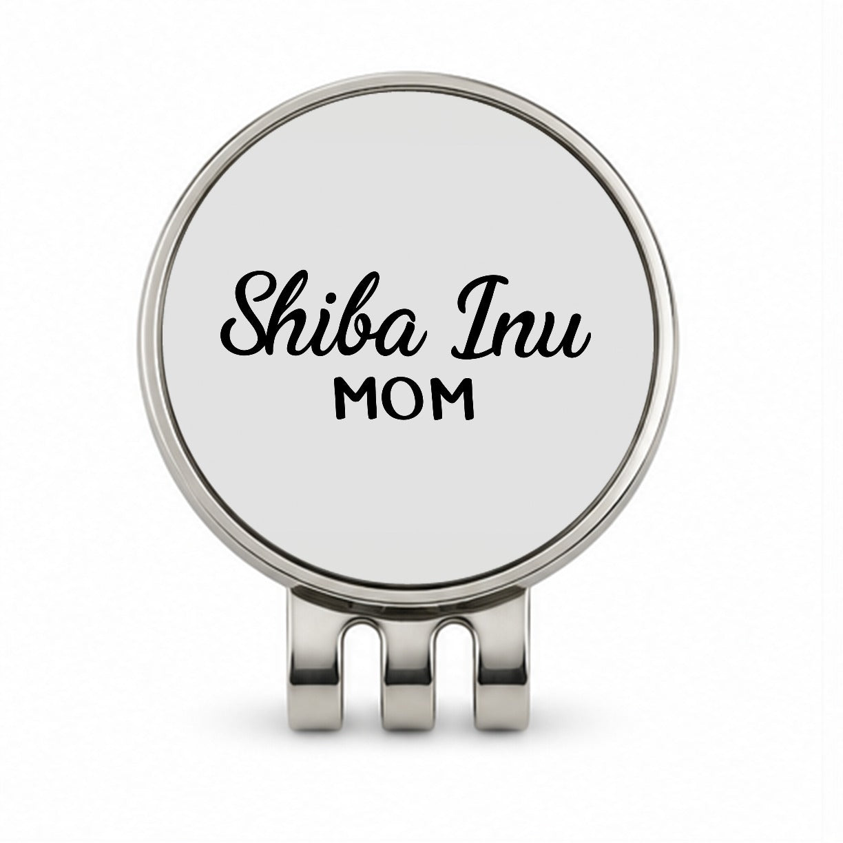 Shiba Inu Mom Dog Golf Hat Clip with Ball Marker